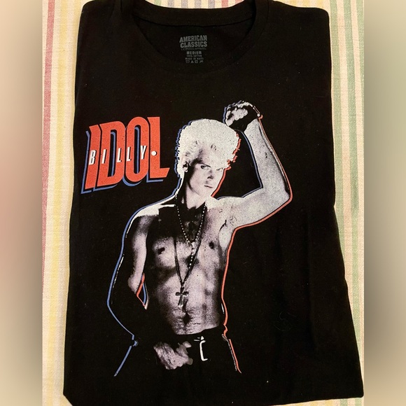 Billy Idol Concert T-Shirt, New & Unworn- Unisex Size M, 100% Cotton. - Picture 2 of 4